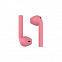 Наушники беспроводные с зарядным боксом TWS AIR SOFT, цвет розовый с логотипом в Москве заказать по выгодной цене в кибермаркете AvroraStore