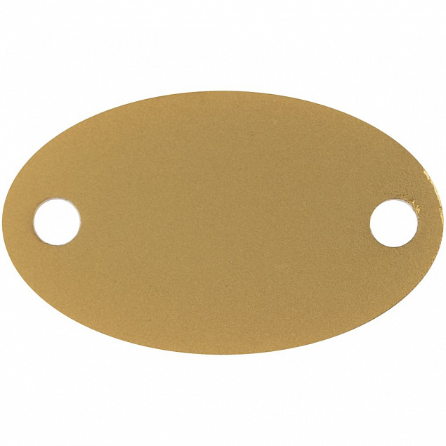 Шильдик металлический Alfa Oval, золотистый с логотипом  заказать по выгодной цене в кибермаркете AvroraStore