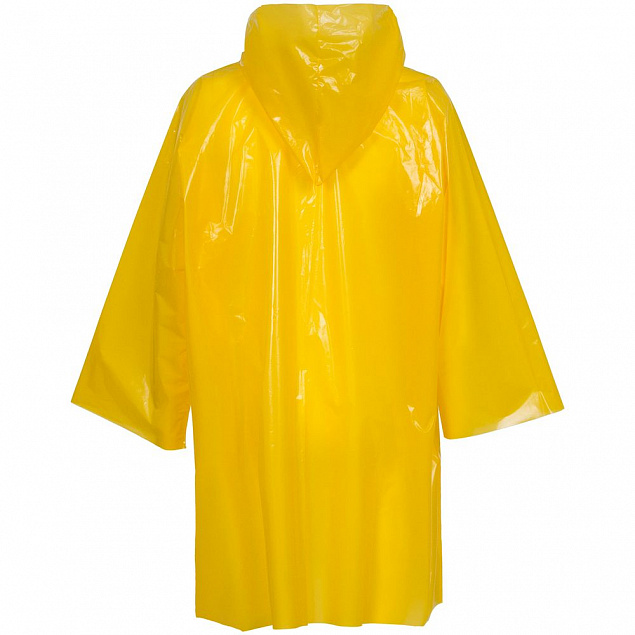 Дождевик-плащ CloudTime, желтый с логотипом в Москве заказать по выгодной цене в кибермаркете AvroraStore