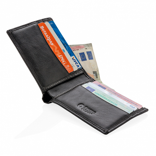 Бумажник Swiss Peak с защитой от сканирования RFID с логотипом в Москве заказать по выгодной цене в кибермаркете AvroraStore