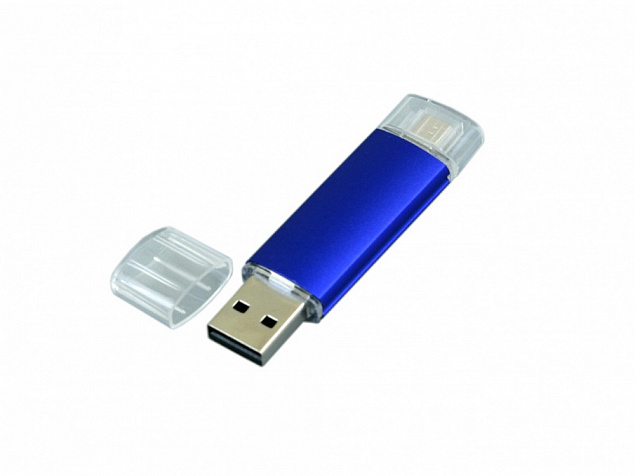 USB 2.0/micro USB- флешка на 32 Гб с логотипом в Москве заказать по выгодной цене в кибермаркете AvroraStore