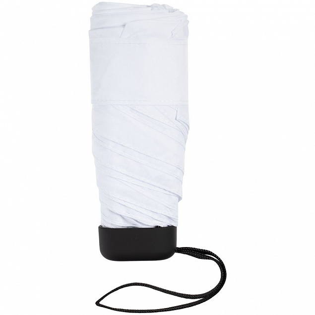 Зонт складной Five, белый с логотипом в Москве заказать по выгодной цене в кибермаркете AvroraStore