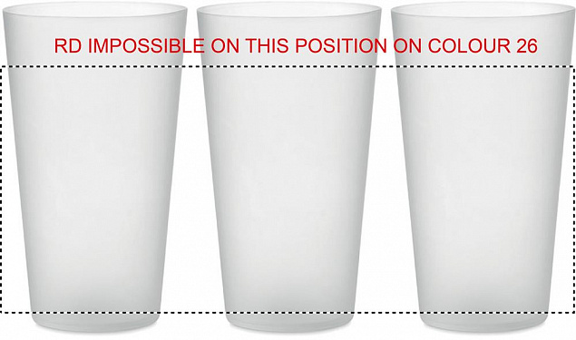 Frosted PP cup 550 ml с логотипом в Москве заказать по выгодной цене в кибермаркете AvroraStore