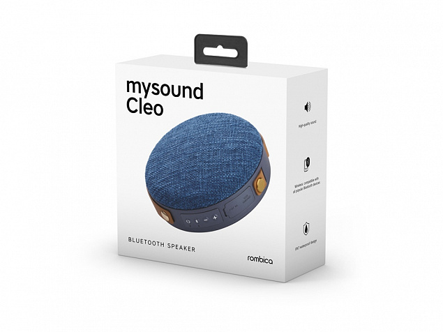 Портативная колонка «mySound Cleo», 8 Вт с логотипом в Москве заказать по выгодной цене в кибермаркете AvroraStore