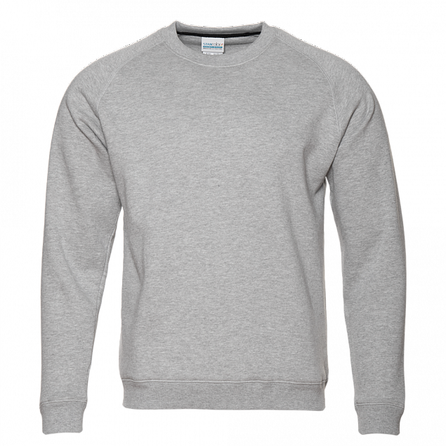 Толстовка StanSweatshirt Серый меланж с логотипом в Москве заказать по выгодной цене в кибермаркете AvroraStore