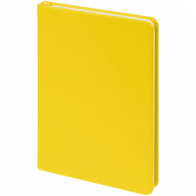 Блокнот Cluster Mini в клетку, желтый с логотипом в Москве заказать по выгодной цене в кибермаркете AvroraStore