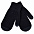 Варежки сенсорные "In touch",  черный, М, акрил 100%.  шеврон с логотипом в Москве заказать по выгодной цене в кибермаркете AvroraStore