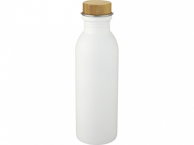 Kalix, спортивная бутылка из нержавеющей стали объемом 650 мл, белый с логотипом в Москве заказать по выгодной цене в кибермаркете AvroraStore