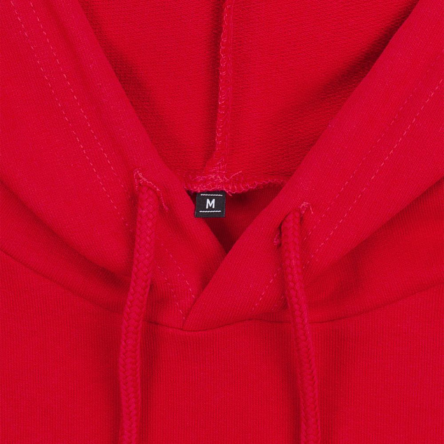 Толстовка с капюшоном женская Hoodie, красный меланж с логотипом в Москве заказать по выгодной цене в кибермаркете AvroraStore