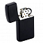 Зажигалка Zippo Slim Matt, матовая черная с логотипом в Москве заказать по выгодной цене в кибермаркете AvroraStore