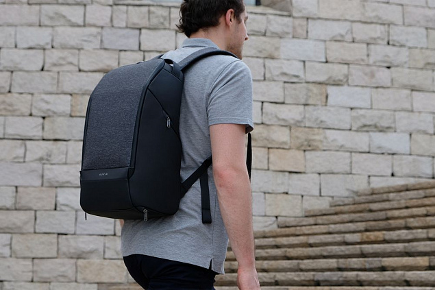 Рюкзак FlexPack Pro, темно-серый с логотипом в Москве заказать по выгодной цене в кибермаркете AvroraStore