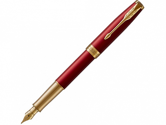 Перьевая ручка Parker Sonnet, F с логотипом в Москве заказать по выгодной цене в кибермаркете AvroraStore