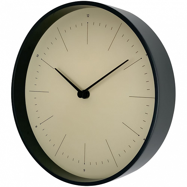 Часы настенные Jet, оливковые с логотипом в Москве заказать по выгодной цене в кибермаркете AvroraStore