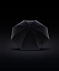 Зонт-трость с фактурной тканью Ricardo, черный с логотипом в Москве заказать по выгодной цене в кибермаркете AvroraStore