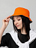 Панама Summer двусторонняя, оранжевая с серым с логотипом в Москве заказать по выгодной цене в кибермаркете AvroraStore