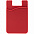 Чехол для карты на телефон Shelley, красный с логотипом  заказать по выгодной цене в кибермаркете AvroraStore