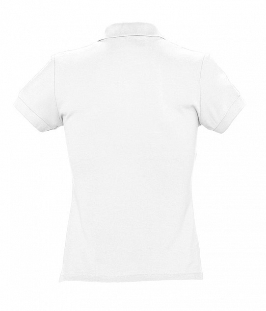 Рубашка поло женская PASSION 170, белая с логотипом в Москве заказать по выгодной цене в кибермаркете AvroraStore