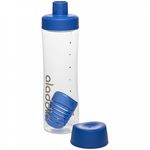 Бутылка для воды Aveo Infuse, голубая с логотипом в Москве заказать по выгодной цене в кибермаркете AvroraStore