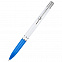 Ручка пластиковая Milana, светло-синяя с логотипом в Москве заказать по выгодной цене в кибермаркете AvroraStore