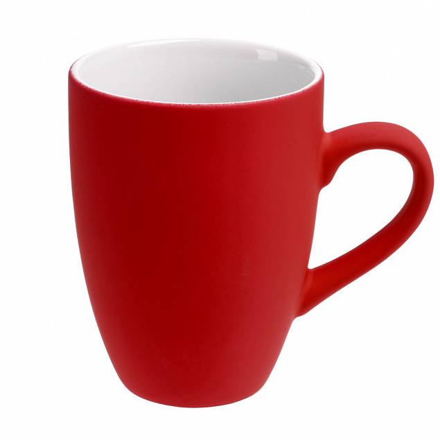 Набор кружек Good Morning c покрытием софт-тач, ярко-красный с логотипом в Москве заказать по выгодной цене в кибермаркете AvroraStore