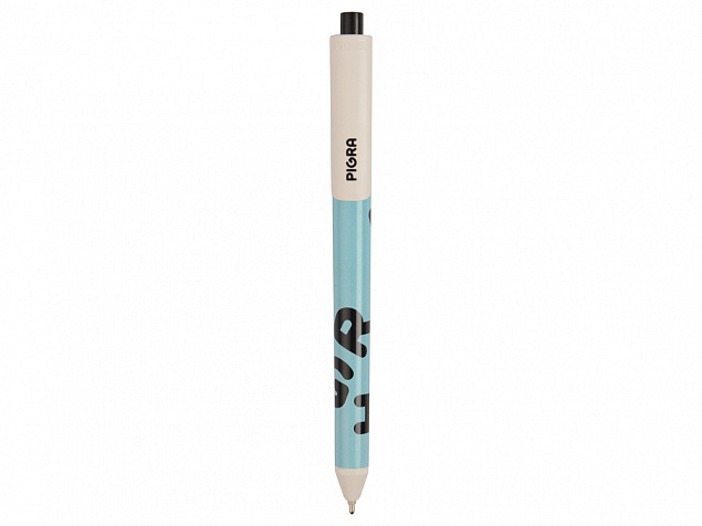 Ручка пластиковая шариковая Pigra P03 с круговым нанесением с логотипом  заказать по выгодной цене в кибермаркете AvroraStore