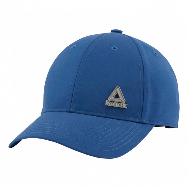 Бейсболка Active Foundation Badge Cap, синяя с логотипом в Москве заказать по выгодной цене в кибермаркете AvroraStore