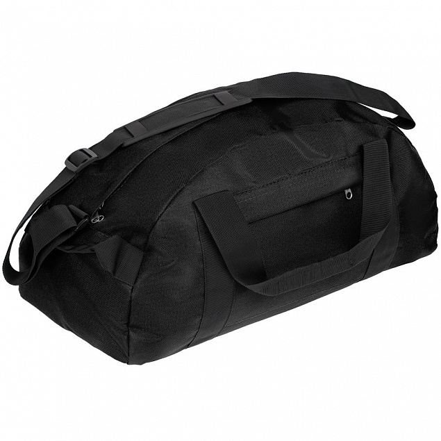 Спортивная сумка Portager, черная с логотипом в Москве заказать по выгодной цене в кибермаркете AvroraStore