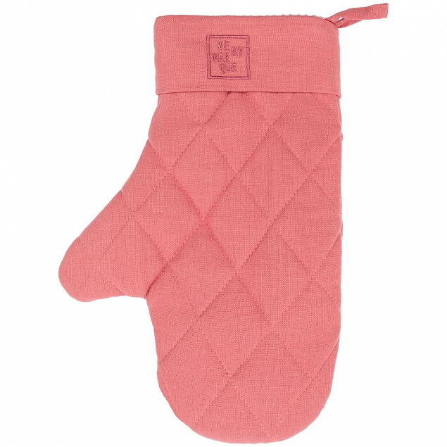 Прихватка-рукавица Feast Mist, розовая с логотипом в Москве заказать по выгодной цене в кибермаркете AvroraStore