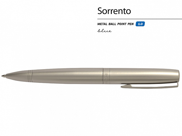 Ручка металлическая шариковая «Sorento» с логотипом в Москве заказать по выгодной цене в кибермаркете AvroraStore
