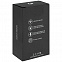 Беспроводная колонка Nano Lite, серебристая с черным с логотипом в Москве заказать по выгодной цене в кибермаркете AvroraStore