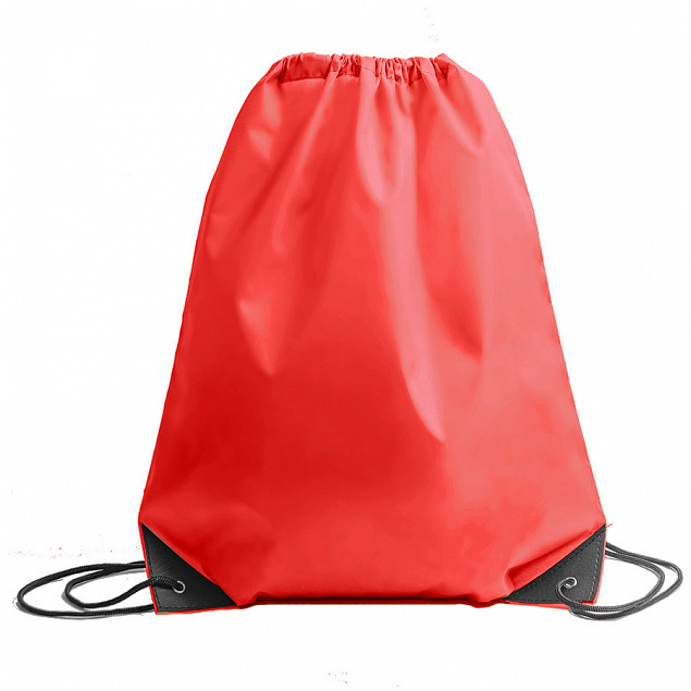 Рюкзак мешок с укреплёнными уголками BY DAY, красный, 35*41 см, полиэстер 210D с логотипом в Москве заказать по выгодной цене в кибермаркете AvroraStore