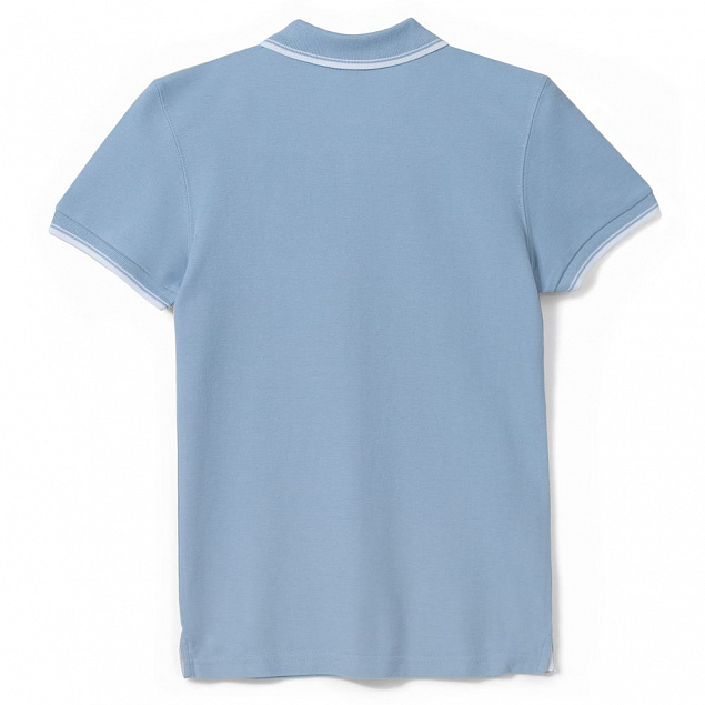Рубашка поло женская Practice women 270, голубая с белым с логотипом в Москве заказать по выгодной цене в кибермаркете AvroraStore