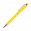 Шариковая ручка Crystal, желтая с логотипом в Москве заказать по выгодной цене в кибермаркете AvroraStore