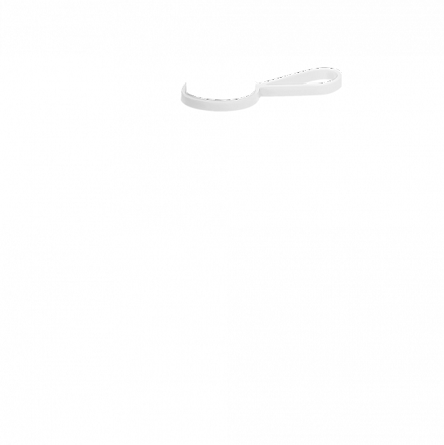 Кольцо-держатель силиконовое для термобутылки Olivia, белый с логотипом в Москве заказать по выгодной цене в кибермаркете AvroraStore
