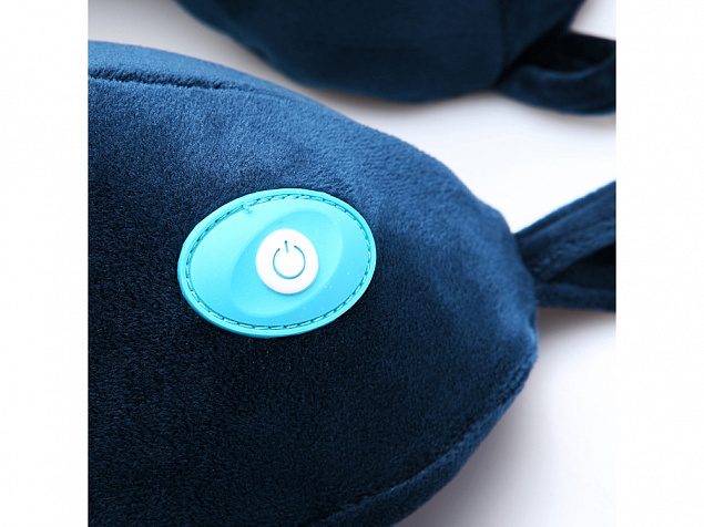 Подушка для путешествий со встроенным массажером «Massage Tranquility Pillow» с логотипом в Москве заказать по выгодной цене в кибермаркете AvroraStore