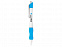 Ручка шариковая Bubble, голубой, черные чернила с логотипом в Москве заказать по выгодной цене в кибермаркете AvroraStore