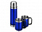 Набор Походный с чехлом: термос, 2 кружки, синий с логотипом в Москве заказать по выгодной цене в кибермаркете AvroraStore