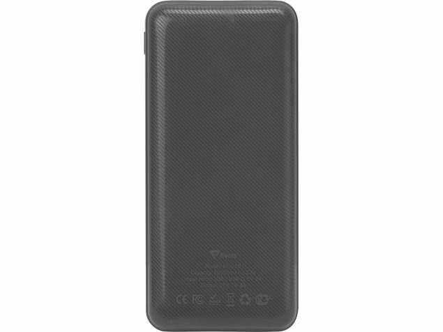 Внешний аккумулятор Evolt Mini-10, 10000 mAh, серый с логотипом в Москве заказать по выгодной цене в кибермаркете AvroraStore