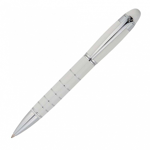 Ручка шариковая Fame с футляром, белая с логотипом в Москве заказать по выгодной цене в кибермаркете AvroraStore