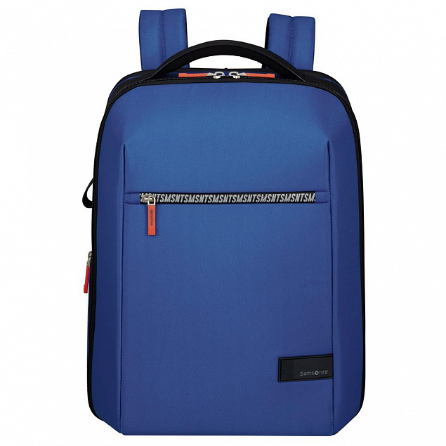 Рюкзак для ноутбука Litepoint M, синий с красным с логотипом в Москве заказать по выгодной цене в кибермаркете AvroraStore