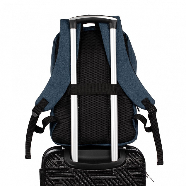 Рюкзак для ноутбука Onefold, темно-синий с логотипом  заказать по выгодной цене в кибермаркете AvroraStore