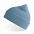 Шапка NELSON в рубчик с отворотом,100%  органический хлопок, темно-синий с логотипом в Москве заказать по выгодной цене в кибермаркете AvroraStore