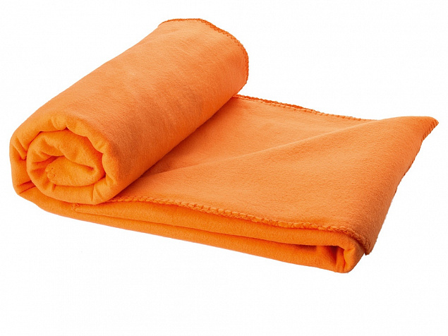 Плед Huggy в чехле, оранжевый с логотипом в Москве заказать по выгодной цене в кибермаркете AvroraStore