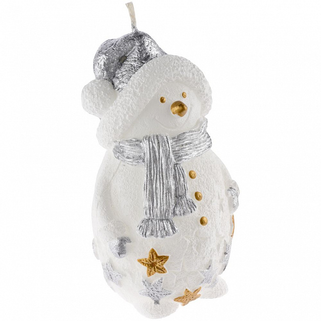 Свеча Christmas Twinkle, снеговик с логотипом в Москве заказать по выгодной цене в кибермаркете AvroraStore