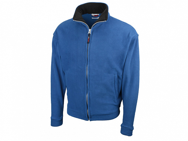 Куртка флисовая Nashville мужская, классический синий/черный с логотипом в Москве заказать по выгодной цене в кибермаркете AvroraStore