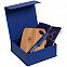 Коробка BrightSide, синяя с логотипом в Москве заказать по выгодной цене в кибермаркете AvroraStore