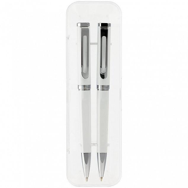 Набор Phase: ручка и карандаш, белый с логотипом в Москве заказать по выгодной цене в кибермаркете AvroraStore