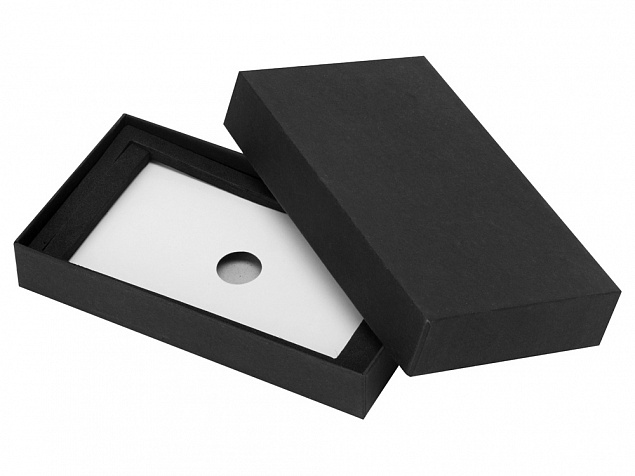 Коробка подарочная 17,4 х 10 х 3 см, черный с логотипом в Москве заказать по выгодной цене в кибермаркете AvroraStore
