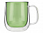 Цветная кружка Ubud с двойными стенками, зеленый с логотипом в Москве заказать по выгодной цене в кибермаркете AvroraStore