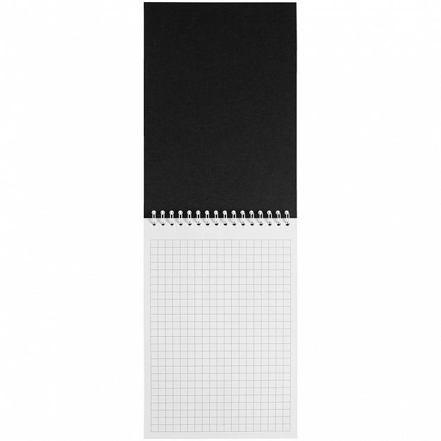 Блокнот Dali Mini в клетку, черный с логотипом в Москве заказать по выгодной цене в кибермаркете AvroraStore